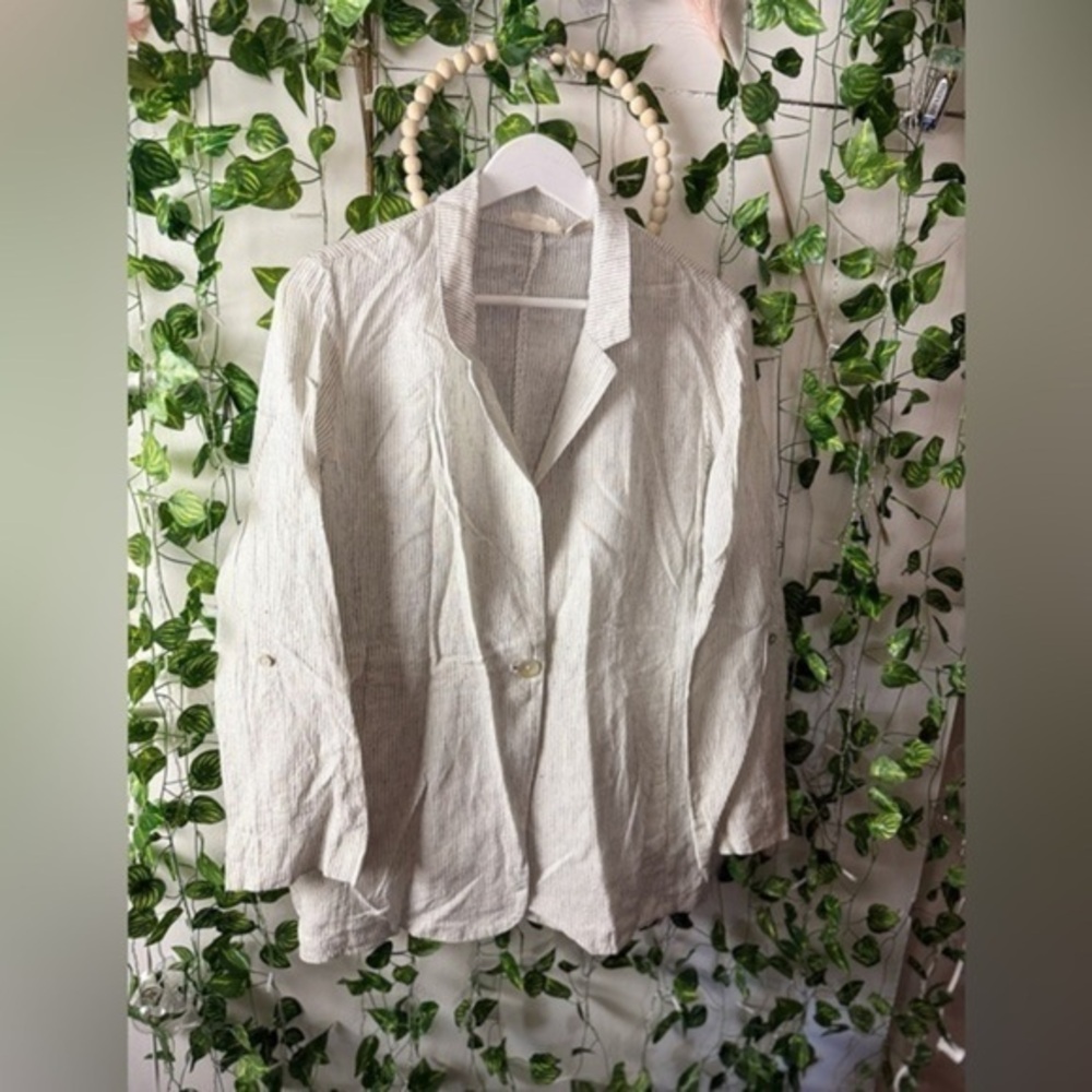Christian Siriano White Blazer Classic Lapel Structured